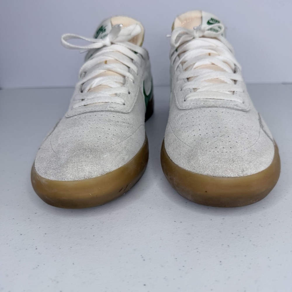 Nike SB Heritage VULC White Green Gum Skateboard Shoes CD5010-101 Men's Size 11 - Picture 4 of 11